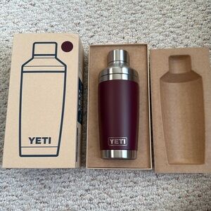 NWT YETI 20 OZ RAMBLER COCKTAIL wild wine red maroon (MSRP $60) drinks